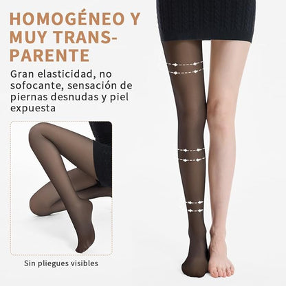 Pantimedias Térmicas de Alta Elasticidad para Mujer